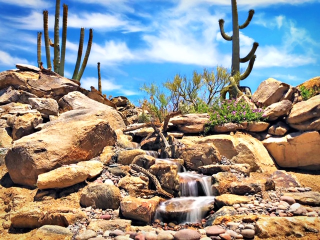 Pondless Waterfall in The Desert