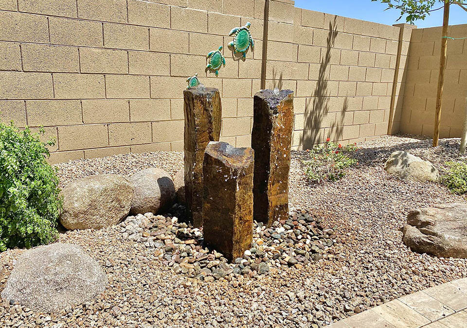 Fountain Installation in Scottsdale, AZ
